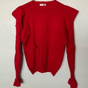 lovies long sleeve ruffle top